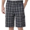 Pantalones cortos cargo a cuadros de corte holgado Performance Flex de 28 cm