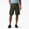 Pantalones cortos cargo de algodón de 28 cm con corte holgado y elástico Pantalones cortos cargo de algodón de 28 cm con corte holgado y elástico