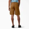 Pantalones cortos cargo de algodón de 28 cm con corte holgado y elástico