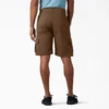 Pantalones cortos cargo de algodón de 28 cm con corte holgado y elástico