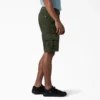 Pantalones cortos cargo de algodón de 28 cm con corte holgado y elástico Pantalones cortos cargo de algodón de 28 cm con corte holgado y elástico