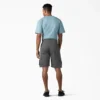 Pantalones cortos cargo de algodón de 28 cm con corte holgado y elástico
