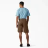 Pantalones cortos cargo de algodón de 28 cm con corte holgado y elástico