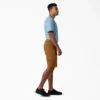 Pantalones cortos cargo de algodón de 28 cm con corte holgado y elástico