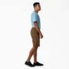 Pantalones cortos cargo de algodón de 28 cm con corte holgado y elástico