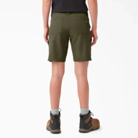 Pantalones cortos cargo de corte ajustado y refrescantes para mujer, 25 cm