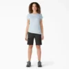 Pantalones cortos cargo de corte ajustado y refrescantes para mujer, 25 cm Pantalones cortos cargo de corte ajustado y refrescantes para mujer, 25 cm