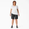 Pantalones cortos cargo de corte ajustado y refrescantes para mujer, talla grande, 25 cm Pantalones cortos cargo de corte ajustado y refrescantes para mujer, talla grande, 25 cm