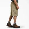 Pantalones cortos cargo de corte holgado, 33 cm