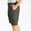 Pantalones cortos cargo de corte holgado con tejido ripstop, 28 cm
