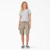 Pantalones cortos cargo de corte holgado para mujer, 28 cm