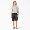 Pantalones cortos cargo de corte holgado para mujer, 28 cm