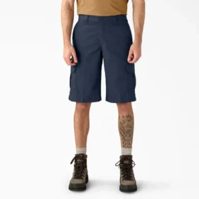 Pantalones cortos cargo Flex de corte holgado, 33 cm