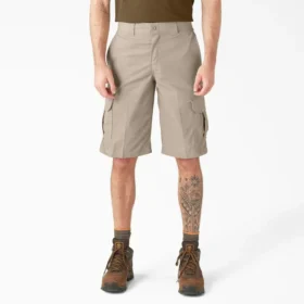Pantalones cortos cargo Flex de corte holgado, 33 cm