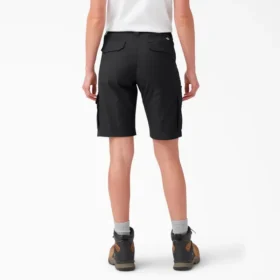 Pantalones cortos cargo ripstop para mujer, 23 cm