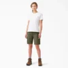 Pantalones cortos cargo ripstop para mujer, 23 cm Pantalones cortos cargo ripstop para mujer, 23 cm
