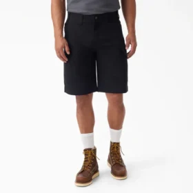 Pantalones cortos cargo Tradebuilt de lona de algodón, 28 cm