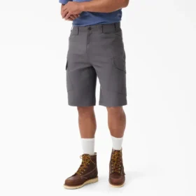 Pantalones cortos cargo Tradebuilt de lona de algodón, 28 cm