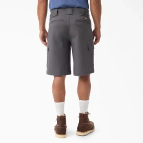 Pantalones cortos cargo Tradebuilt de lona de algodón, 28 cm