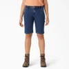 Pantalones cortos de carpintero de corte holgado para mujer, 28 cm