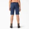 Pantalones cortos de carpintero de corte holgado para mujer, 28 cm
