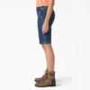 Pantalones cortos de carpintero de corte holgado para mujer, 28 cm