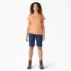 Pantalones cortos de carpintero de corte holgado para mujer, 28 cm