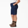 Pantalones cortos de carpintero de corte holgado para mujer, talla grande, 28 cm Pantalones cortos de carpintero de corte holgado para mujer, talla grande, 28 cm