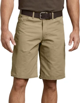 Pantalones cortos de carpintero de corte holgado y tejido ripstop, 28 cm