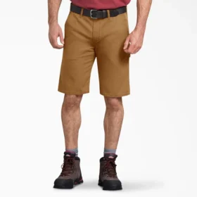 Pantalones cortos de carpintero de lona de corte regular Flex, 28 cm
