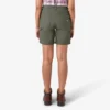Pantalones cortos de carpintero de lona para mujer, 18 cm