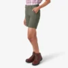 Pantalones cortos de carpintero de lona para mujer, 18 cm