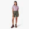 Pantalones cortos de carpintero de lona para mujer, 18 cm