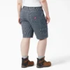 Pantalones cortos de carpintero de rayas Hickory para mujer tallas grandes Pantalones cortos de carpintero de rayas Hickory para mujer tallas grandes