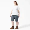Pantalones cortos de carpintero de rayas Hickory para mujer tallas grandes Pantalones cortos de carpintero de rayas Hickory para mujer tallas grandes