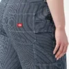 Pantalones cortos de carpintero de rayas Hickory para mujer tallas grandes Pantalones cortos de carpintero de rayas Hickory para mujer tallas grandes