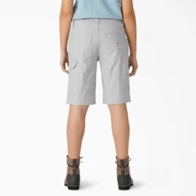Pantalones cortos de carpintero Duck de corte holgado para mujer, 28 cm Pantalones cortos de carpintero Duck de corte holgado para mujer, 28 cm