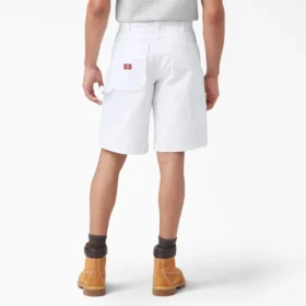 Pantalones cortos de carpintero y pintor de corte holgado, 28 cm