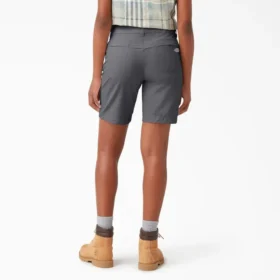 Pantalones cortos de corte holgado y efecto refrescante para mujer, 23 cm