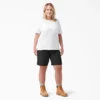 Pantalones cortos de corte holgado y refrescantes para mujer, talla grande, 23 cm Pantalones cortos de corte holgado y refrescantes para mujer, talla grande, 23 cm
