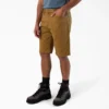 Pantalones cortos de lona de algodón Flex de 5 bolsillos, 28 cm
