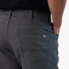 Pantalones cortos de lona de algodón Flex de 5 bolsillos, 28 cm