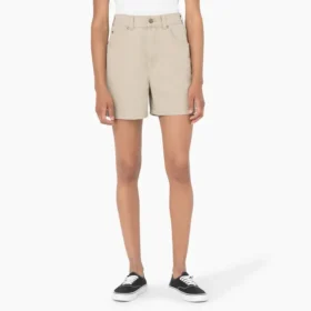 Pantalones cortos de lona para mujer, corte regular, 12,7 cm