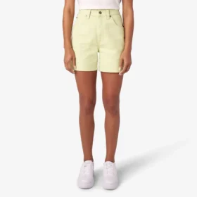 Pantalones cortos de lona para mujer, corte regular, 12,7 cm