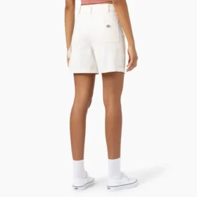 Pantalones cortos de lona para mujer, corte regular, 12,7 cm