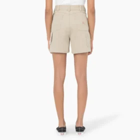 Pantalones cortos de lona para mujer, corte regular, 12,7 cm