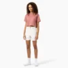 Pantalones cortos de lona para mujer, corte regular, 12,7 cm