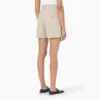 Pantalones cortos de lona para mujer, corte regular, 12,7 cm
