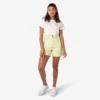 Pantalones cortos de lona para mujer, corte regular, 12,7 cm