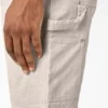 Pantalones cortos de pintor en jacquard tonal, 28 cm Pantalones cortos de pintor en jacquard tonal, 28 cm